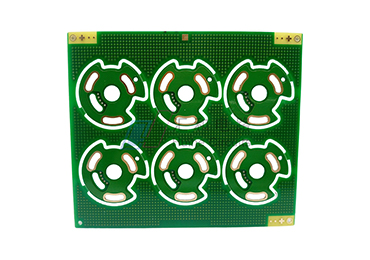 4层沉金盲孔包金边PCB板